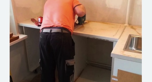 Сборка кухонного гарнитура. Покровск